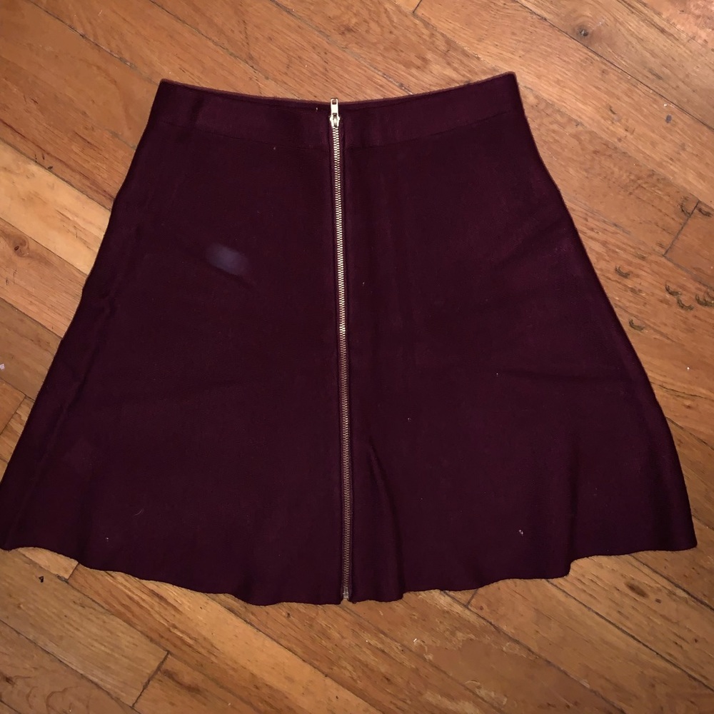 Maroon Skater Skirt